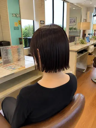 ショート 髪質改善 韓国風 池田一之のヘアスタイル