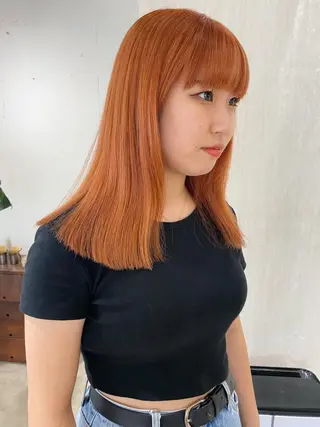 ロング サトウ ナナのヘアスタイル