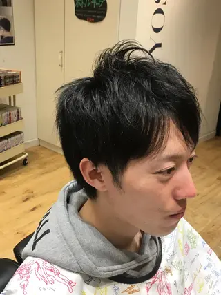 ショート メンズパーマ 堤　生智のヘアスタイル