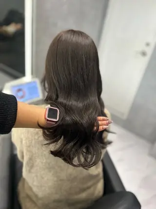 セミロング 森下 ゆきなのヘアスタイル