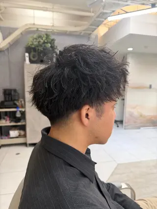 パーマ メンズ メンズ特化ツイスパ 朝ラクセット 颯のヘアスタイル