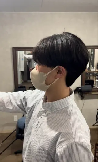 メンズ 山田 誠也のヘアスタイル