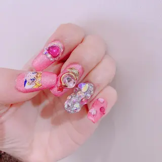 ネイル shizucream 痛デコネイル専門のネイルデザイン