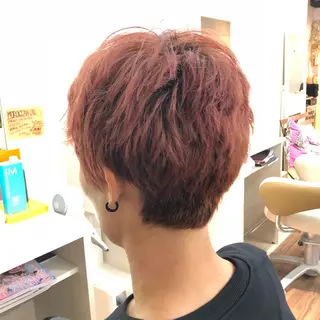 ショート カラー メンズ 正木 彩音のヘアスタイル