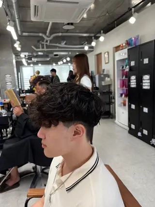 パーマ メンズ 下北沢メンズパーマ 特化園田　楓莉のヘアスタイル