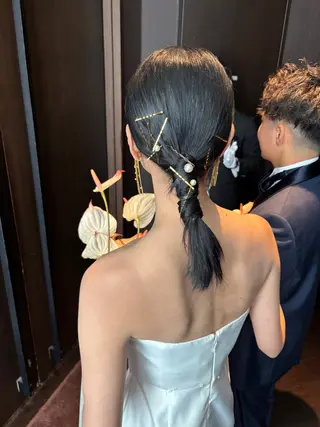 ヘアアレンジ 垢抜けヘアメイク職人 💄甲斐恵和のヘアスタイル