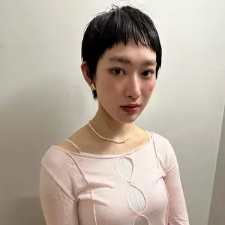 ショート 市川 蘭のヘアスタイル