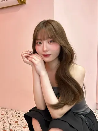 ロング 透明感カラー♡ 原宿美容室￤Rinaのヘアスタイル