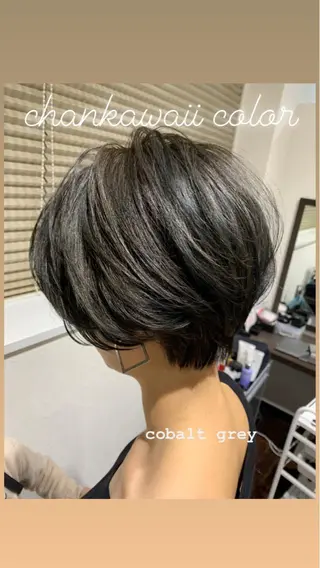ショート カラー 川合 勇気のヘアスタイル