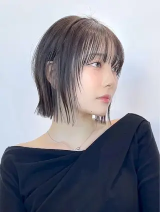 ショート カラー 渋谷/韓国 レイヤーボブ/かえでのヘアスタイル