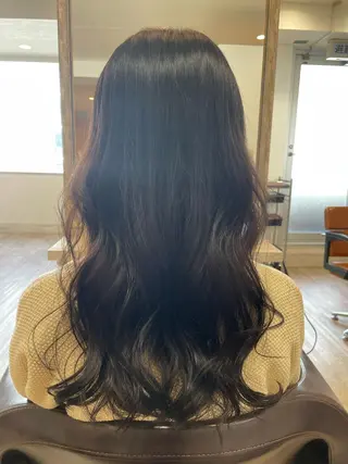 ロング カラー 小顔/似合わせカット 杉山莉菜のヘアスタイル