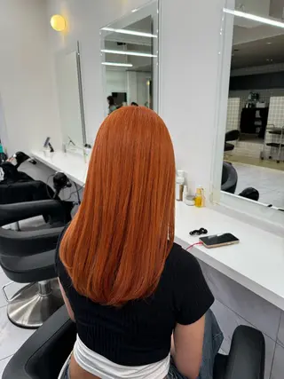 ロング カラー パーマ ヘアアレンジ メンズ キッズ 韓国系🇰🇷🩶 艶暗髪/MEIのヘアスタイル