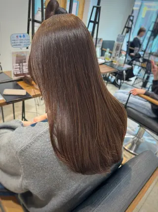 ロング カラー レイヤー/大人ボブ| ワタナベ リョウカのヘアスタイル
