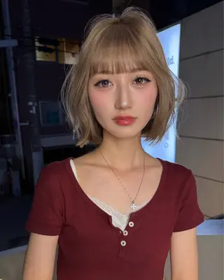 ミディアム カラー 🇺🇸海外デザイン iCON TOKYOのヘアスタイル