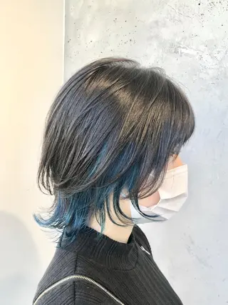 ショート カラー ヘアアレンジ インナーカラー屋さん 🫧伊藤拓実のヘアスタイル