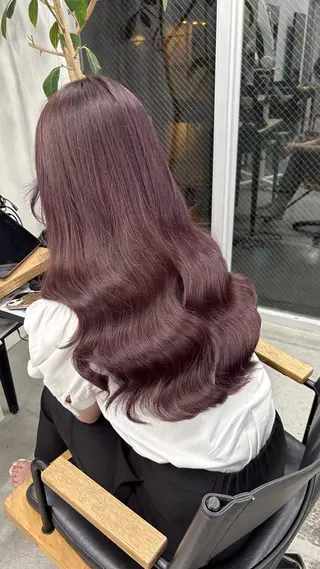 ロング カラー RYOSUKE ハイトーンのヘアスタイル