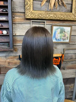 ミディアム カラー 川崎 かなでのヘアスタイル