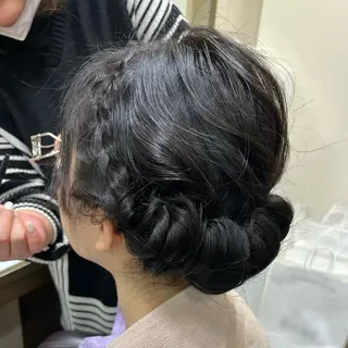 ミディアム SHIORI💜口コ ミNo.1艶カラーのヘアスタイル