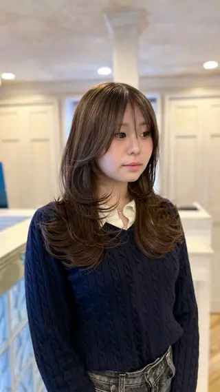 ロング カラー 吉祥寺|くすみ× 透明感|kazutoのヘアスタイル