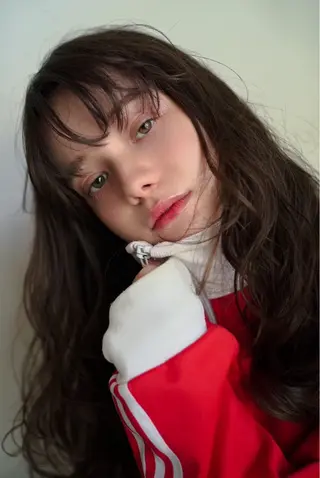 ロング パーマ 永留 春香のヘアスタイル
