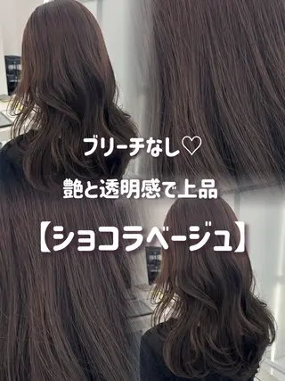 ミディアム aya/小顔レイヤー /柔らかカラーのヘアスタイル