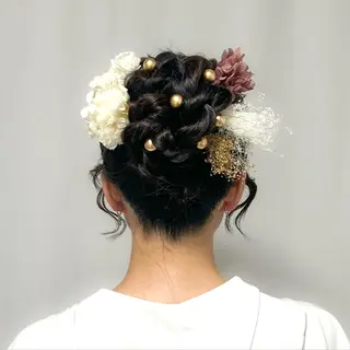 ヘアアレンジ 川崎ヘアメイク🪞 CHATEAUのヘアスタイル