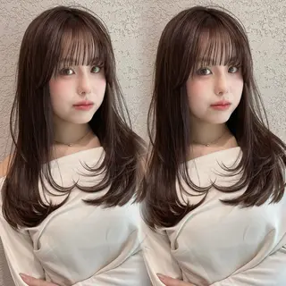 ロング カラー レイヤー/髪質改善 Lond ambreのヘアスタイル