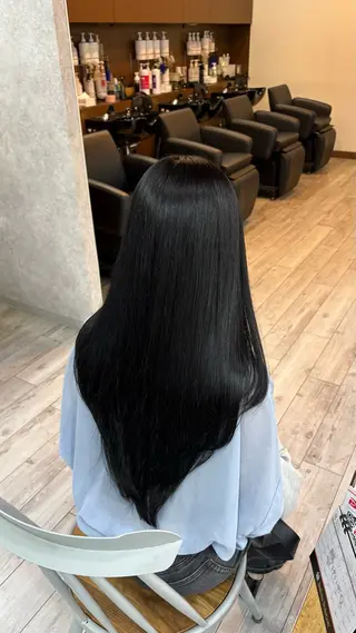 ロング カラー なぎは/似合わせ・ ナチュラルカラーのヘアスタイル