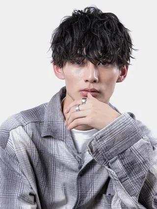 パーマ メンズ メンズ特化✨似合わ せカット✨アンビルのヘアスタイル
