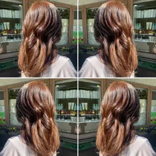 ロング カラー 髪質改善/艶カラー ⚡️コメス/錦糸町のヘアスタイル