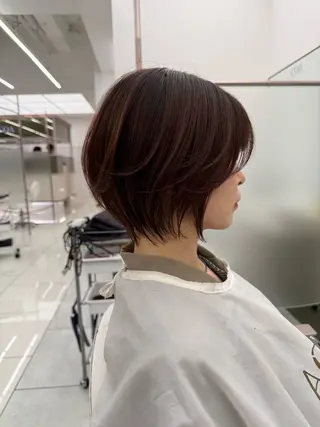 ショート カラー 無料募集/大人可愛い ショートカット 日向のヘアスタイル