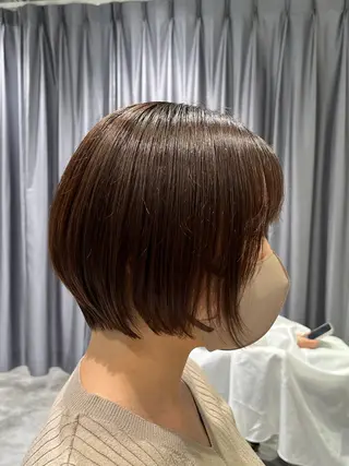 ショート カラー ✨白髪ぼかし/ ショート✨吉岡　弘のヘアスタイル