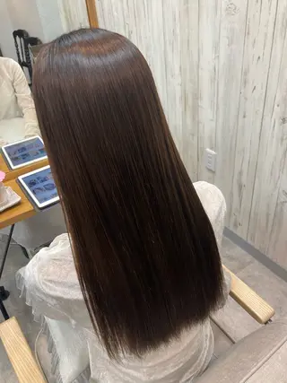 ロング 暖色カラー💞 菊地しおんのヘアスタイル