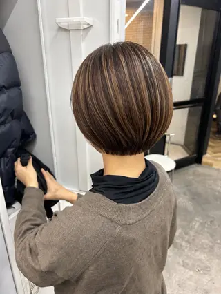 ショート ハルカ 縮毛矯正🧤 ショートカット特化のヘアスタイル