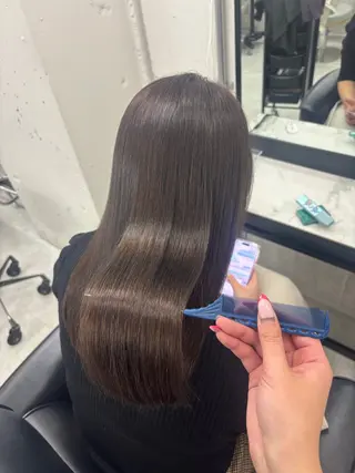 ロング カラー ブリーチ/エクステ モデル募集中🖤のヘアスタイル