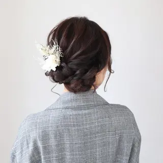 ミディアム ヘアアレンジ 🐧銀座/ショート/ ショートボブ広瀬🐧のヘアスタイル