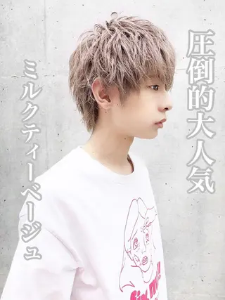 ショート カラー パーマ ヘアアレンジ メンズ キッズ マツエク・マツパ メンズ特化美容師 aiの眉毛・アイブロウイメージ