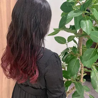 ロング カラー ヘアアレンジ 小白井 由美のヘアスタイル