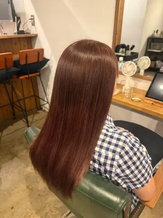 ロング カラー AmiLi ニコのヘアスタイル