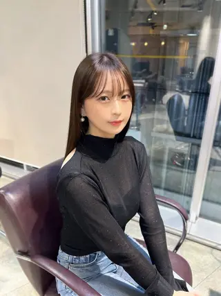 ロング カラー 🎀ハイトーン・艶 カラー HANA🎀のヘアスタイル