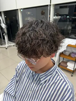 パーマ メンズ メンズ特化美容師 /真家雅樹🔥のヘアスタイル