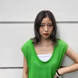 ミディアム ichikawa kaitoのヘアスタイル