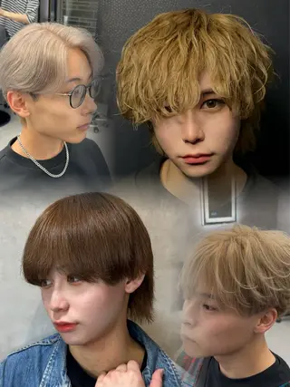 カラー パーマ メンズ 札幌メンズ指名 No. 1/光👑のヘアスタイル