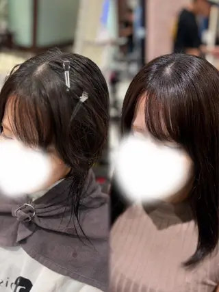 ミディアム パーマ 🌼銀座コテ巻き風パ ーマ🌼いでいあやのヘアスタイル