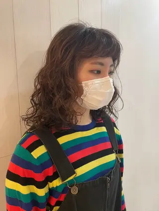 パーマ 🌼REINA🌼 毛流れカット🌼赤坂のヘアスタイル