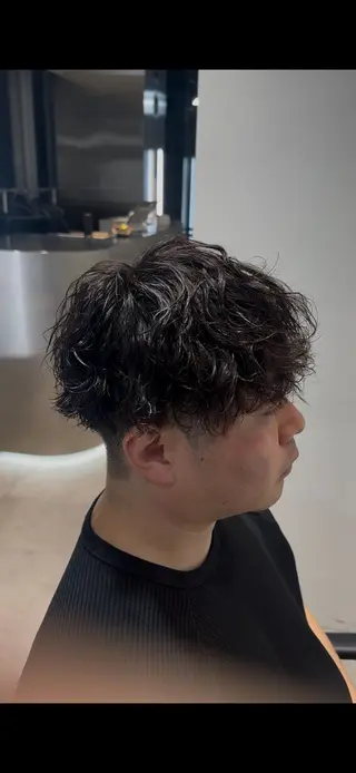 ショート パーマ 似合わせパーマ🔥 河浪  大智のヘアスタイル