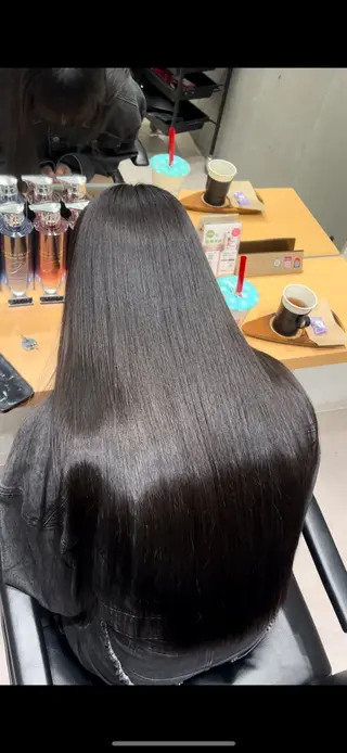 セミロング 髪質改善ヘアケア 艶髪特化/上田のヘアスタイル