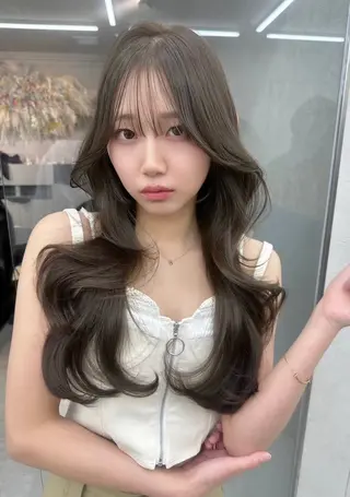 ロング ANRI🎀 福岡美容師/韓国🎀のヘアスタイル