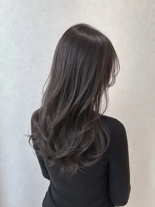 ロング カラー 【𝐀𝐬𝐡大森】 石崎竜祐のヘアスタイル