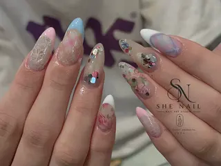 ネイル 博多 SHE Nailのネイルデザイン